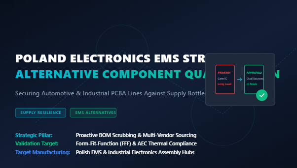 Blog perusahaan terbaru tentang Strategi Anti Gangguan untuk Penyedia EMS Polandia: Dari Pemindaian BOM ke Pilihan Alternatif