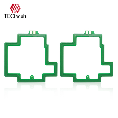 Beli 0.8mm tebal kaku 2 lapisan papan sirkuit cetak lapisan ganda PCB manufaktur pembuatan online