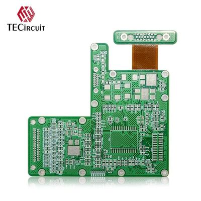 Bahan FR4 PI PCB Flex Rigid Printed Circuit Board Immersion Gold 2u