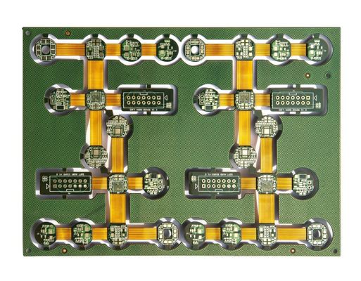 OEM MultiLayer FPC RF Rigid Flexible PCB Power Station Papan Sirkuit Cetak