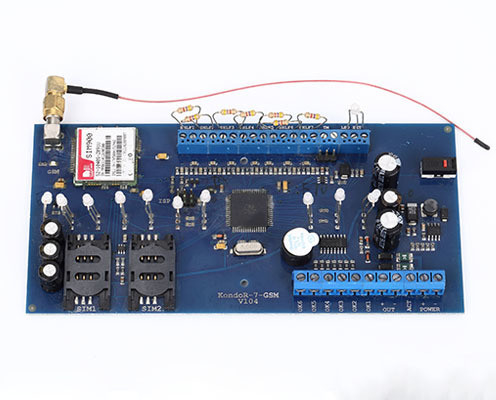 Papan sirkuit kontrol sistem penggera GSM