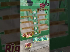 2 Lapisan Papan Sirkuit Fleksibel Kekuatan Emas 0.15mm Ketebalan PCB Fleksibel Kekuatan